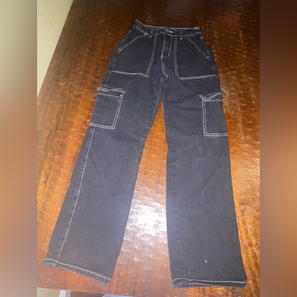 Xs SHEIN black cargo pants